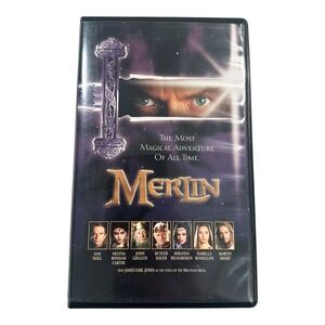 Merlin VHS Movie 1998 Hallmark Entertainment Starring Sam‎ Neill Helena